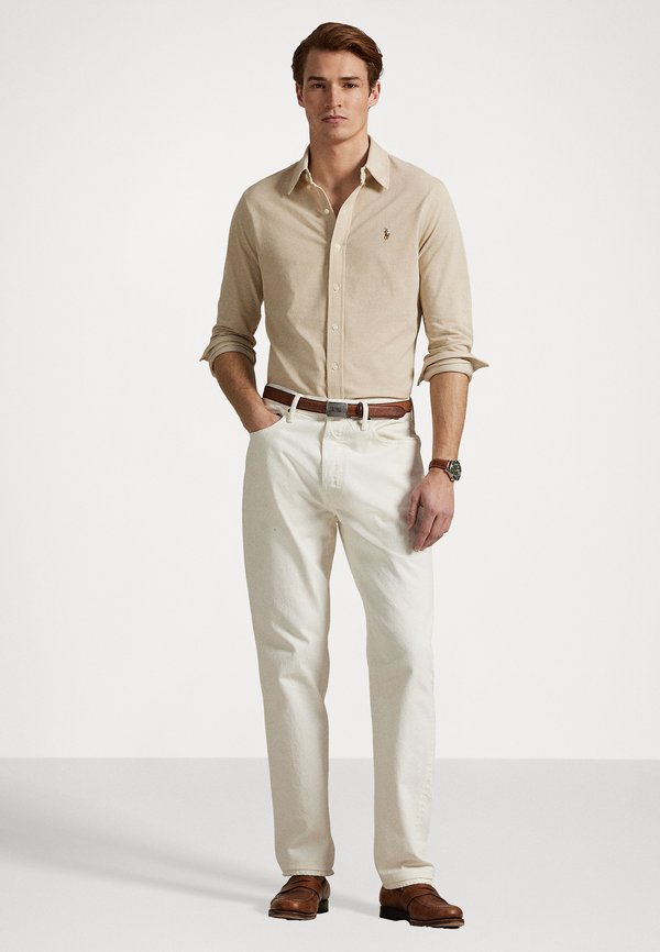 KNIT OXFORD SHIRT - Shirt - coastal beige3