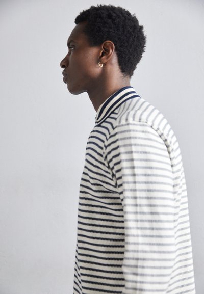 Paul Smith BRETON TEXTURE - Pikkade varrukatega topp - very dark navy