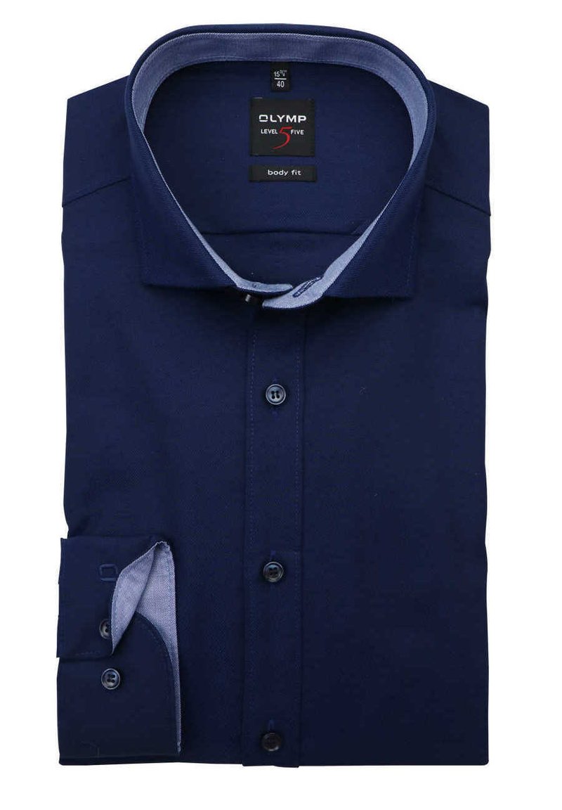 OLYMP Level Five BODY FIT Camicia elegante dark blue/blu Zalando