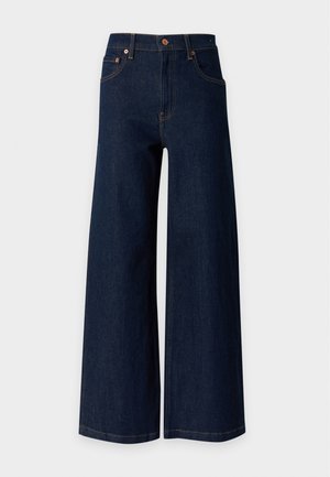 GAP, STRIDE TRENTA - Wide leg - dark indigo