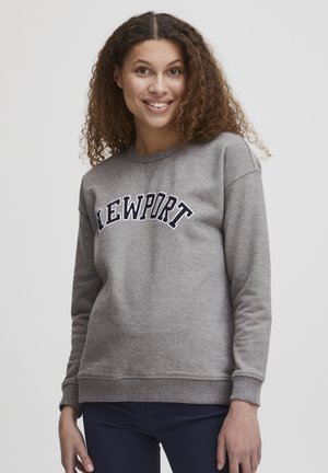 OXCOLEEN - Sweatshirt - medium grey melange