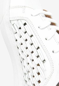 Next SIGNATURE LEATHER WEAVE LACE-UP TRAINERS - Sneakers - white