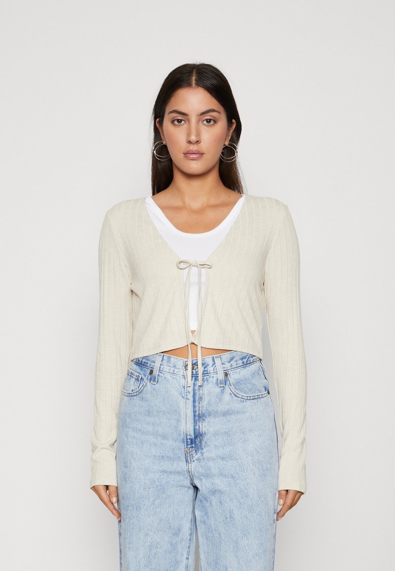ONLY ONLFELINE CARDIGAN Neuletakki Pumice Stone beige Zalando fi only-onlfeline-cardigan-neuletakki-pumice-stone-beige-zalando-fi