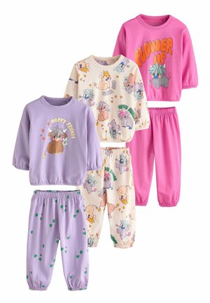 Next 3 PACK - REGULAR FIT - Pyjamas - pink purple hamish