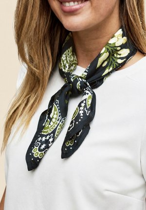Street One Studio, TUCH MIT FLORALEM MUSTER - Tuch - maritime blue