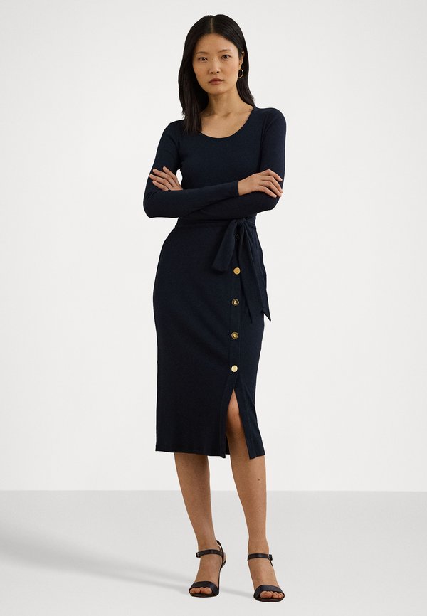 BELTED RIB KNIT DRESS - Jumper dress3