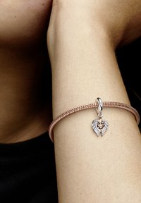 Pandora CELESTIAL COMPASS WINGS DANGLE - Talizman - sterling silver and rose gold plated