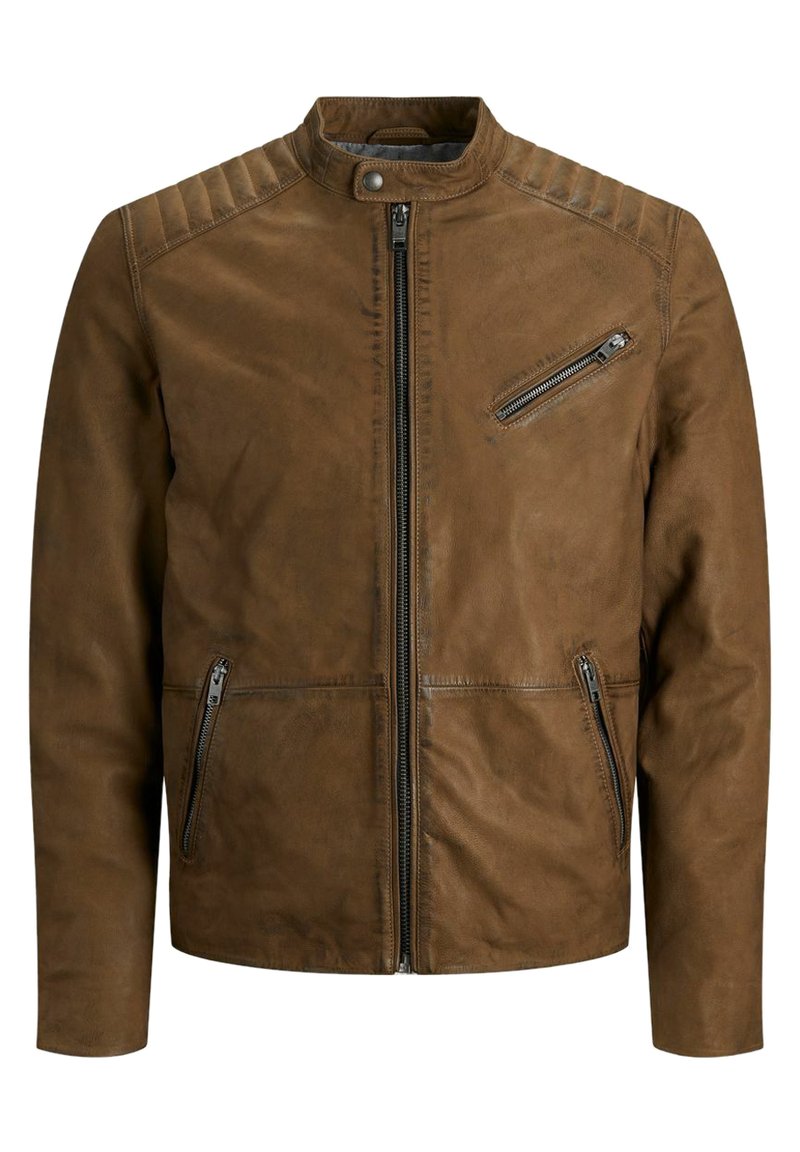 Jack & Jones Leather jacket cognac Zalando.de