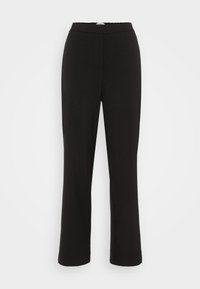 STRAIGHT PANTS - Bukse - black