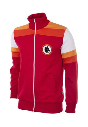 AS ROMA RETRO FOOTBALL - Sweater met rits - red