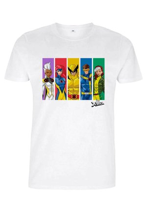 MARVEL CLASSIC MARVEL RAINBOW UNISEX - Print T-shirt - white
