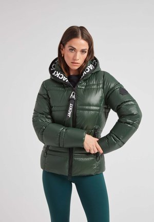 R4D TRAMLINE PUFFER RACER  LUX - Gewatteerde jas - emerald black