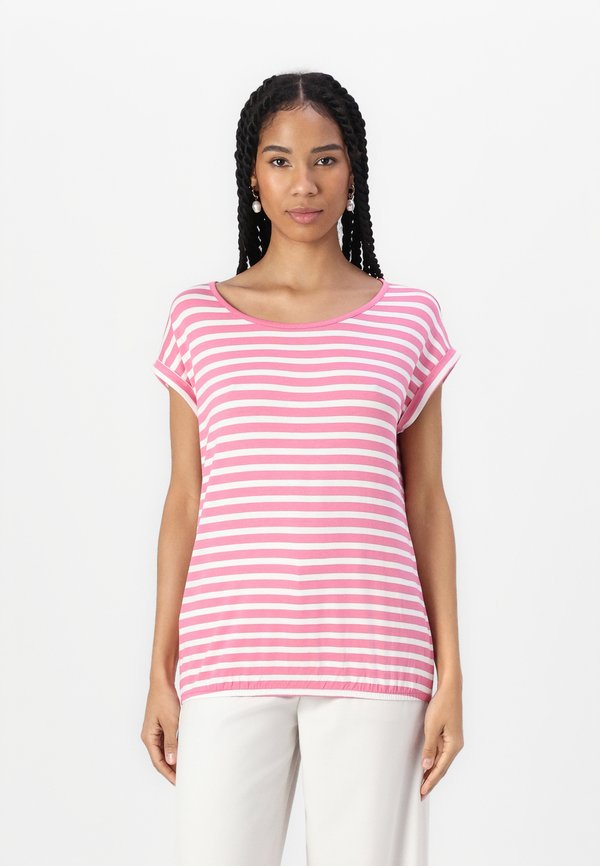 PRINTED AND STRIPED - Print T-shirt