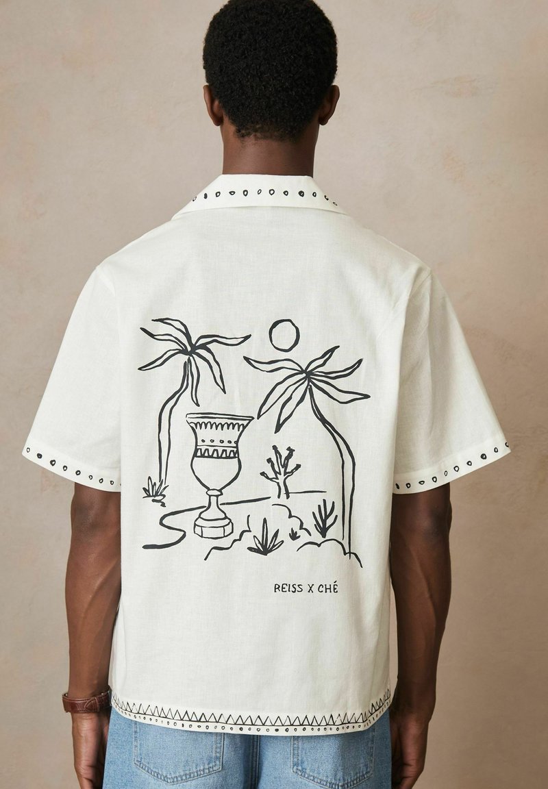 Reiss GALERA CHÉ PALM - Pluus - white