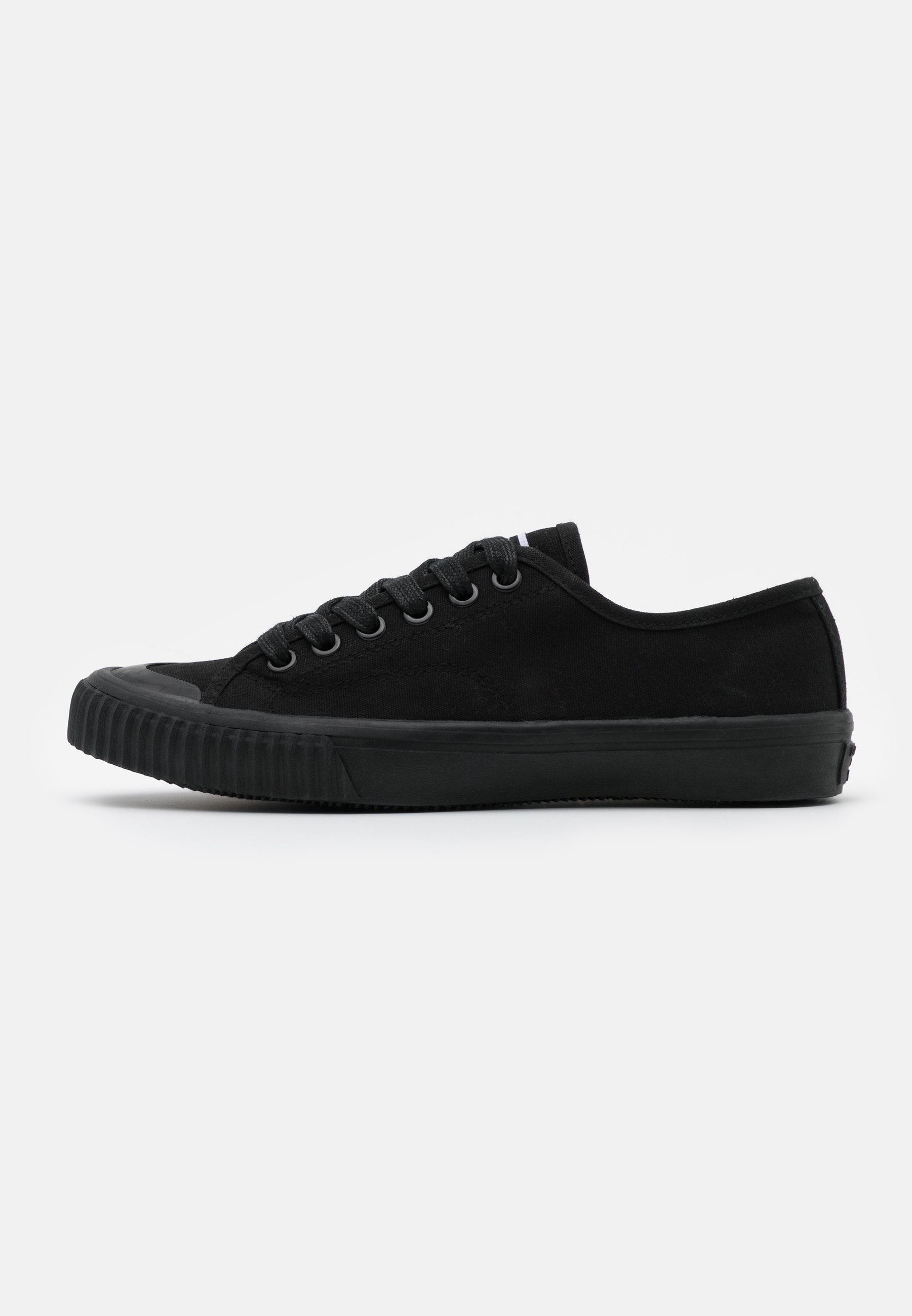 superdry black plimsolls