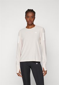 adidas Performance - OWN THE RUN LONG-SLEEVE - Long sleeved top - putty mauve Thumbnail Image 1