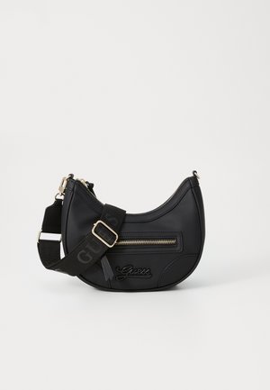 HOBO BAG UNISEX - Cross body bag - jet black