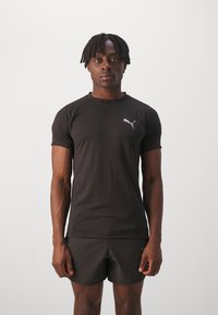 Puma EVOSTRIPE - Jednoduché tričko - puma black