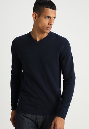JJEBASIC - Strickpullover - navy blazer