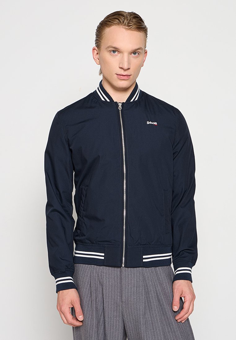 Schott Bomberjacks donkerblauw