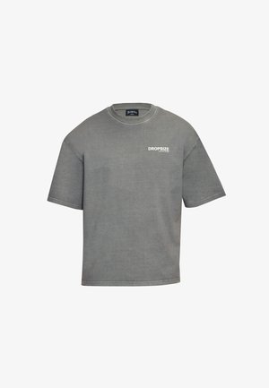 Dropsize, PRINT T-SHIRT - T-shirt imprimé - washed grey