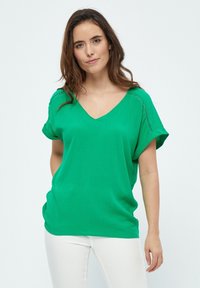 Desires - DEAGGI SHORT SLEEVE BLOUSE. - Bluse - simply green Thumbnail-Bild 1