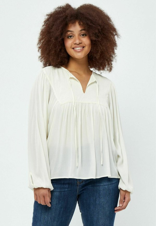 DANEA CURVE - Bluse -  cloud dancer