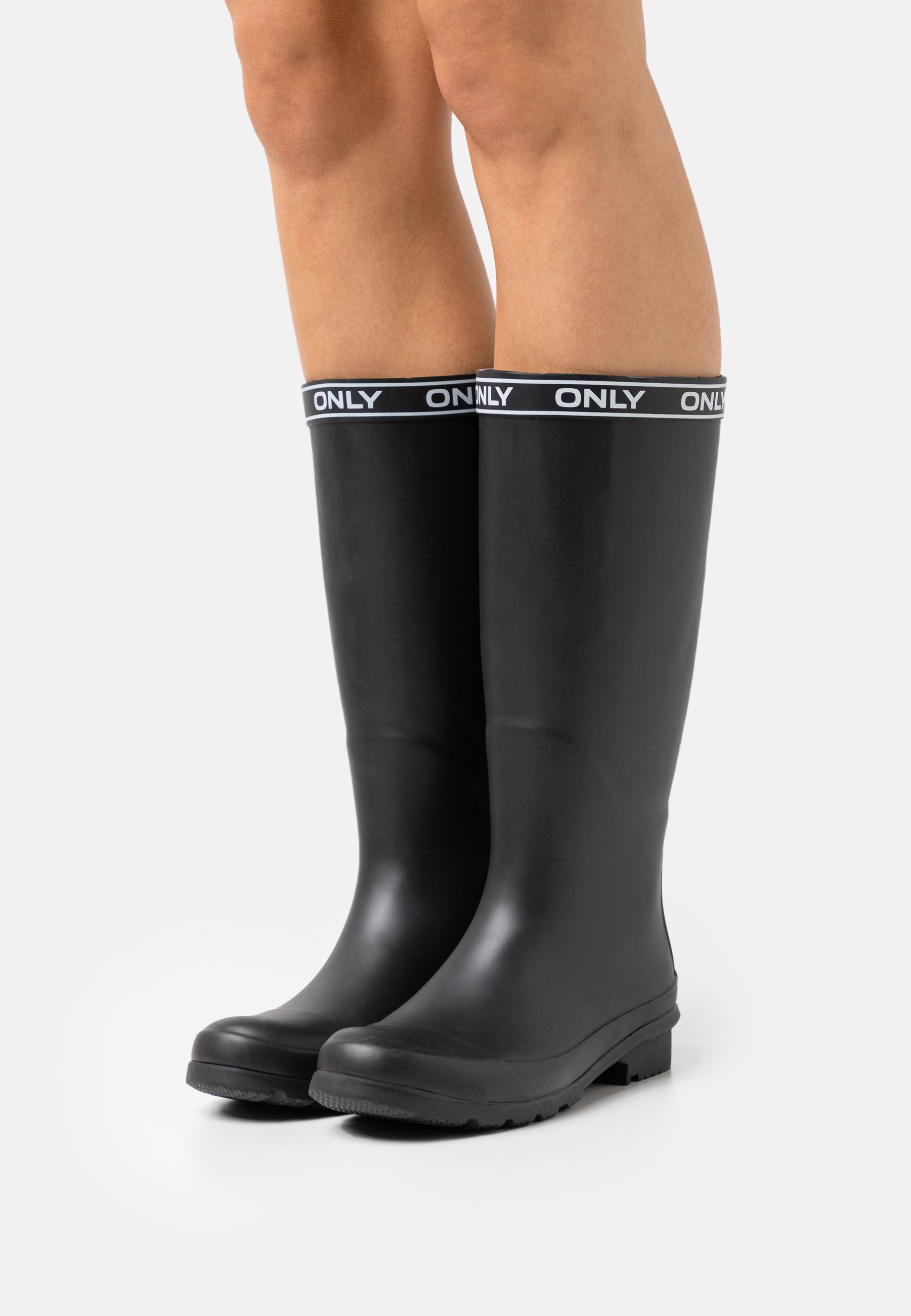 ONLY SHOES ONLROWAN TALL RAINBOOT - de agua - black/negro - Zalando.es