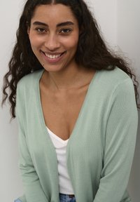 Kaffe FENIA ASTRID - Strickjacke - granite green