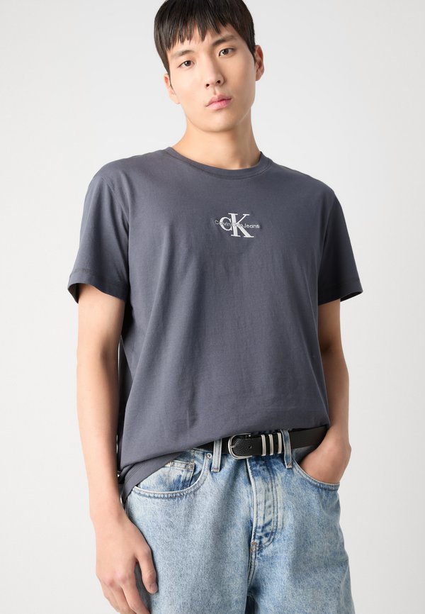 MONOLOGO TEE - Basic T-shirt - ebony2