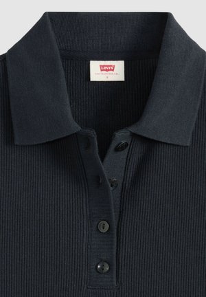 Levi's®, RORY LS POLO ANTHRACITE NIGHT RIB - Longsleeve - anthracite night - blacks -