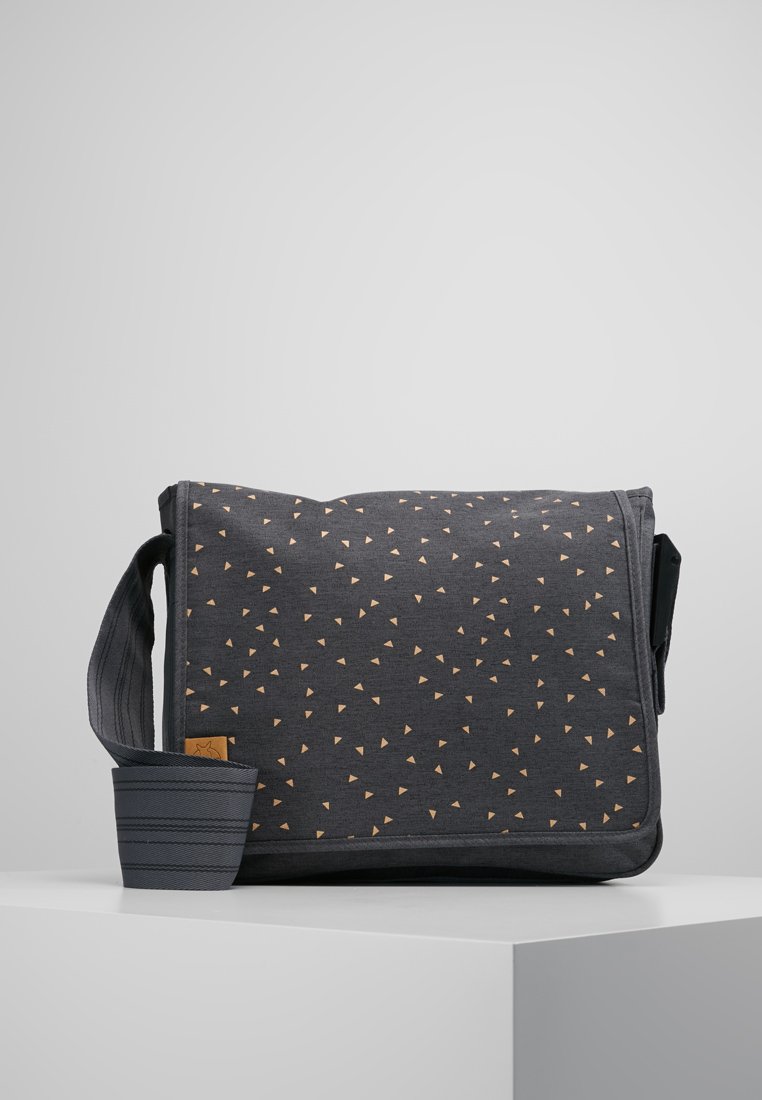 dark grey baby changing bag