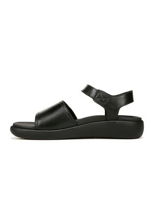 AWAKEN - Keilsandalette - black leather