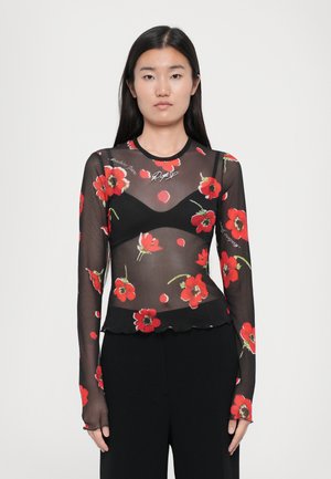Long sleeved top - black