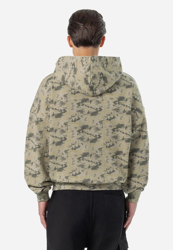 FLOAR BOXY - Hoodie - washed mud camouflage2
