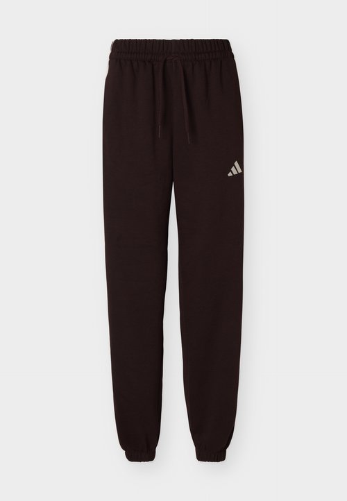adidas ESSENTIALS 3 STRIPES LOOSE PANTS - Tracksuit bottoms - aurora coffee/ivory — photo 5