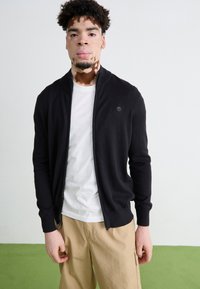 Timberland WILLIAMS RIVER FULL ZIP - Vesta na kopčanje - black/pavement