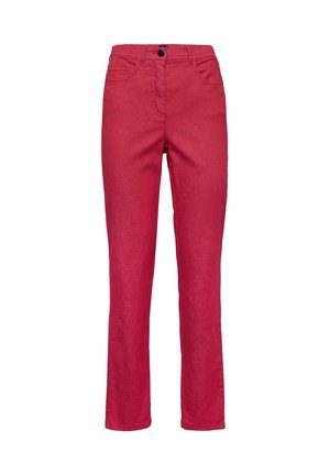 HIGH-STRETCH-BEQUEME - Slim fit jeans - red