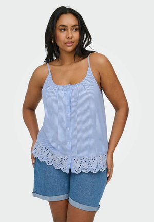 ONLY Carmakoma TOP CARTULUM TOP - Débardeur - serenity