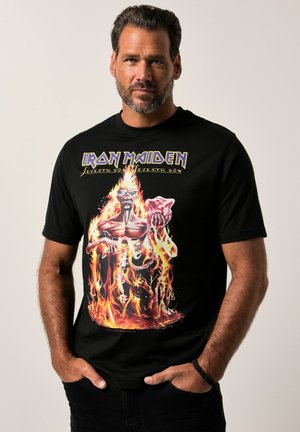 BAND SHORT SLEEVE IRON MAIDEN - T-shirt imprimé - black