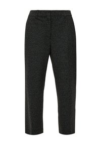 s.Oliver BLACK LABEL GEMUSTERTE - Broek - schwarz