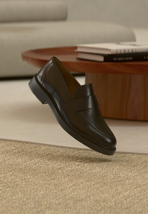 LEATHER - Paelteta kingad - chocolate