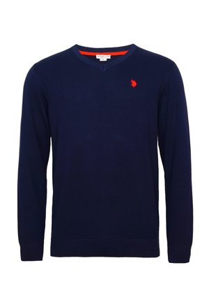 U.S. Polo Assn. Striktrøje - dunkelblau