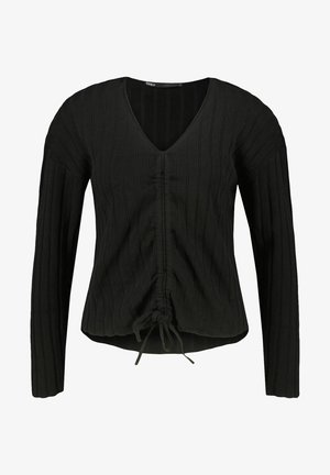ONLNEW TESSA LS RUCHING - Jumper - schwarz