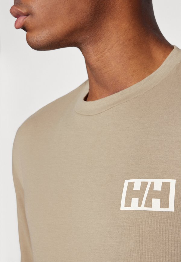 SKOG GRAPHIC TEE - Long sleeved top - pebble3