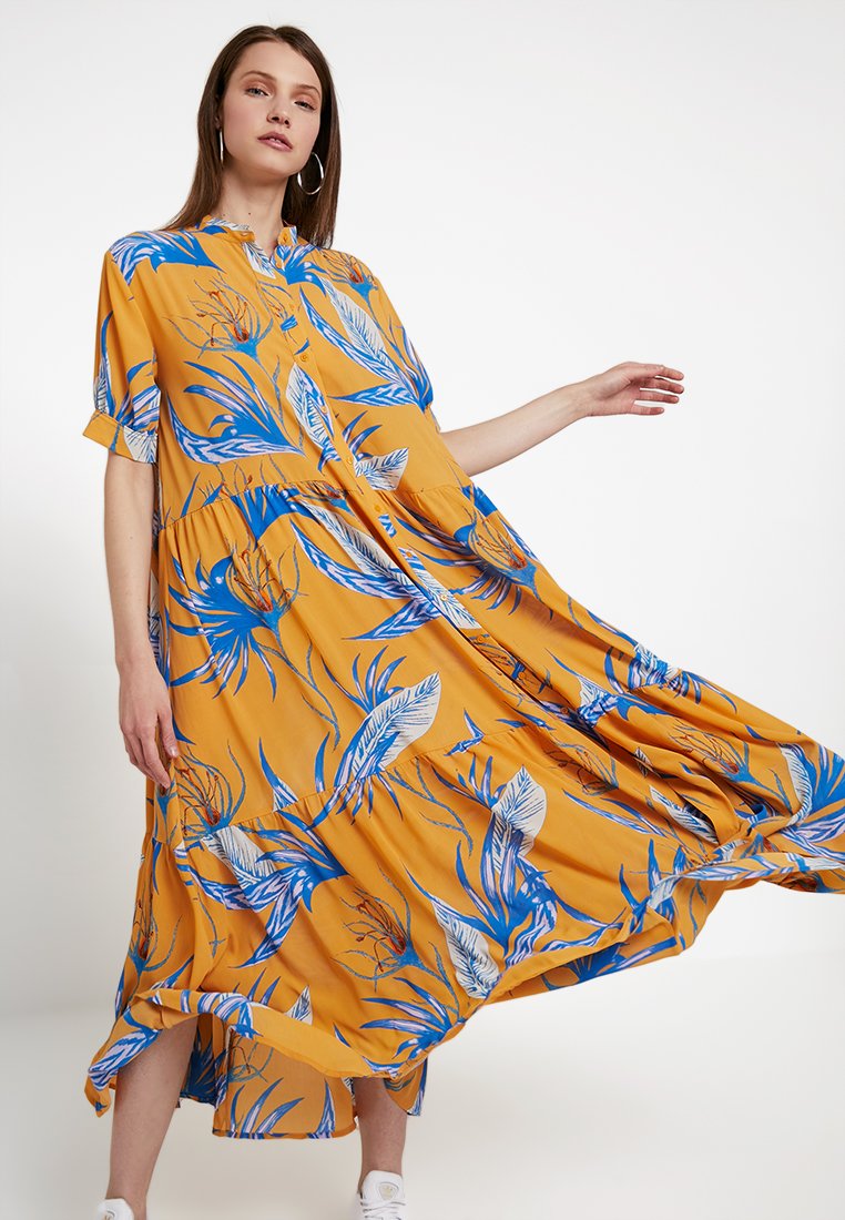 weekday orange dress