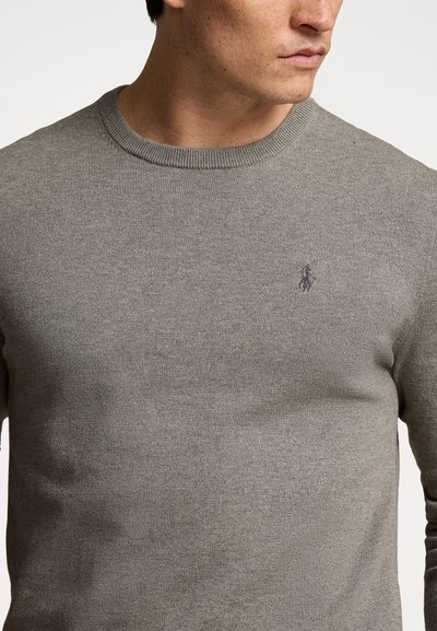 Polo Ralph Lauren COTTON-CASHMERE CREWNECK SWEATER - Jersey de punto - vintage heather