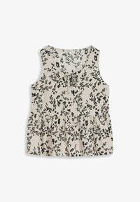 No seleccionado, beige black flower print