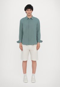 Ron Dorff Button down-skjorte - aquamarine
