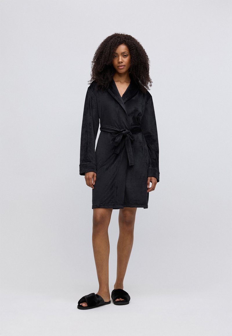 short black dressing gown Black Dressing Gowns | Women's Dressing Gowns & Robes
